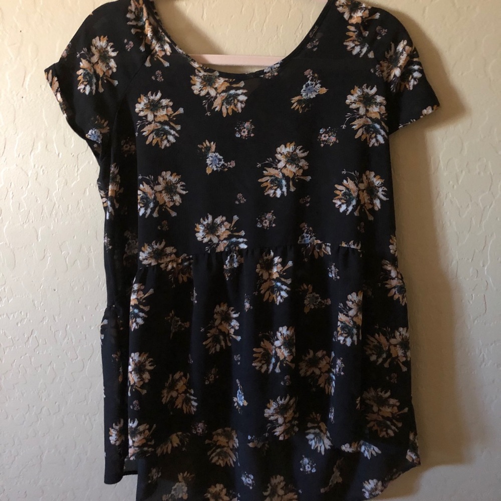 Flowery sheer top from Target